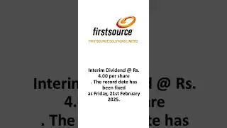 Firstsource solutions Dividend