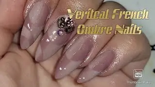 How To: Vertical Ombre &bull; French Ombre Nails #nailtrend