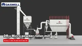 Daswell DR28 micro powder roller mill