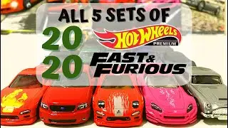 Все 5 наборов Hot Wheels Premium Fast & Furious 2020 года