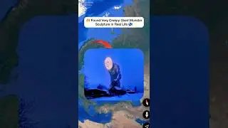 🔥I Found Scary Giant Monster in Real Life On Google Earth 🌍! #shorts #findwouldexploring #earth