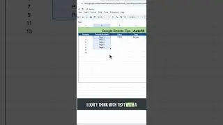 ОСВОЙТЕ АВТОЗАПОЛНЕНИЕ ЧИСЕЛ, ДАТ И СПИСКА в Google Таблицах!