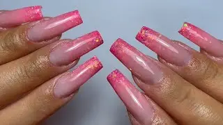 Tuto Babyglitter - Ongles en gel pose complète chablon