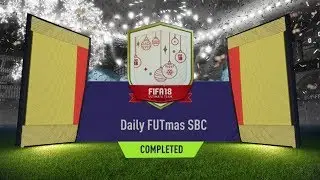 DAILY FUTMAS SBC #2 COMPLETED/CHEAP! INSANE REWARD PACK! FIFA 18