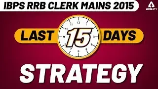 How To Crack RRB Clerk Mains In 15 Days