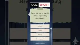 ATPL - Radio Navigation - Question of the Day - AE #70784 #studytips #quiz #exam #pilotlicenseprep