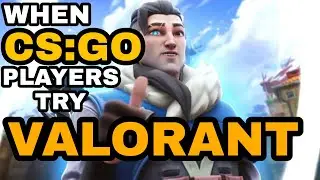 WHEN CS:GO PLAYERS TRY VALORANT FT. SHROUD, N0THING, SHOX | JejeDasTV