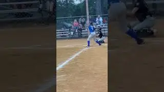 EV- Girls Softball HR Pop Fly to Left Field