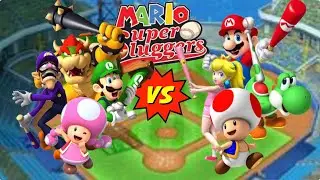 GOOD CHEMISTRY VS BAD CHEMISTRY! Mario Super Sluggers Theme Battles!