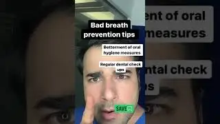 BAD BREATH??? #shorts #trending #youtubeshorts #dentist #teeth #health #dental #badbreath #tips