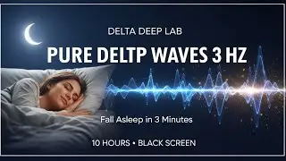 Pure Binaural Delta 3 Hz &bull; Deep Sleep Therapy &bull; 10 Hours Black Screen No Ads