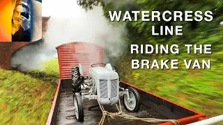 Riding The Brake Van on The Watercress line Autumn Steam Gala 2025 4K