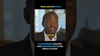 Brian Lara's SHOCKING Revelation About Sachin Tendulkar! 🏏🔥 #BrianLara #SachinTendulkar