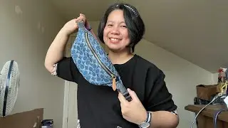 COACH DENIM BELT BAg