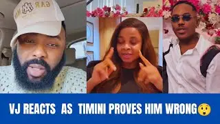 Vj Adams reacts as Timini Egbuson & Bimbo Ademoye proves him wrong  😲#celebrity #viral #trend 