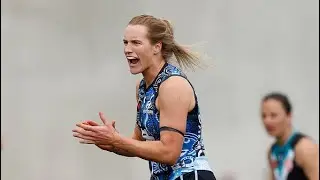 Breann Moody - Highlights - AFLW Season 7 - Round 3 2022 - Carlton Blues vs Port Adelaide Power