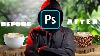 How to manipulate Coffee Beans on Cup in Photoshop | Photoshop 2024