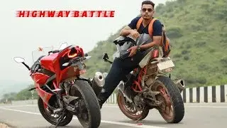 Apache RR310 VS KTM RC200 HIGHWAY BATTLE!!! | Agra-Jaipur Highway