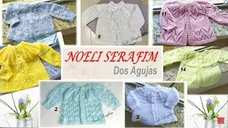 Catálogo de los CÁRDIGANS de Noeli Serafim en Dos Agujas