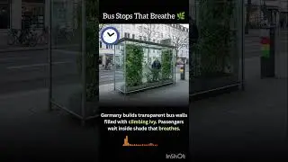 Germany&rsquo;s Living Bus Stops: How Ivy Walls Are Cleaning City Air