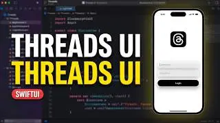 SwiftUI Tutorial: Design Threads Login Screen (iOS App UI)