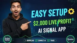 How to setup signal Guru's AI signal app |  #pocketoption #trading #trending #ai #signal 