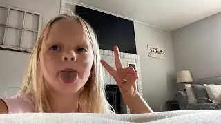 Trying the new green apple slime￼ licker!