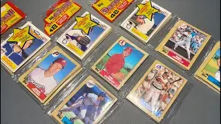 1987 Topps baseball rack packs. Bargain box & PC pick-ups
