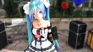 【MMD】Tda Lace Dress Miku - 世界は恋に落ちているフル