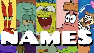 Names of SpongeBob (Bikini Bottom) characters in Serbian language