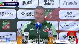 COLETIVA DO PINTADO AP&Oacute;S VELO 0 X 0 botafogo 