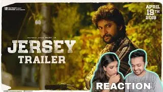 JERSEY Trailer | NANI , SHRADHA SRINATH  COUPLE REACTION | BOYFRIEND GIRLFRIEND REACTION