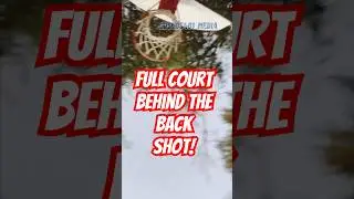 Full Court- Behind The Back Shot!#trickshot#trickshots#basketballmoves#basketball#fullcourt#gotgame