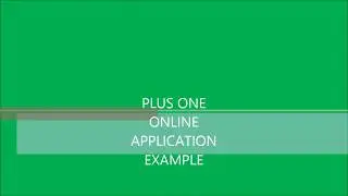 2019 KERALA PLUS ONE ONLINE APPLICATION  EXAMPLE