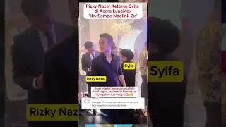 Rizky Nazar ngelirik Syifa Hadju #shorts #syifahadju #rizkynazar #elsyifa #elrumi #fyp #artist