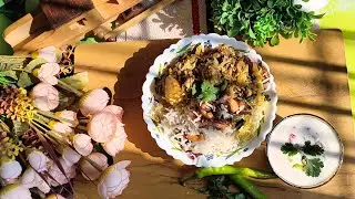 Mushroom Dum Pot Biryani Recipe | Smoky Veg Dum Biryani at Home 🍄🔥