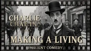 Charlie Chaplin's First Film | Making A Living (1914) | Silent Comedy Classic