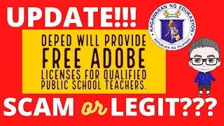 SCAM OR LEGIT: FREE ADOBE SOFTWARE LICENSE by DepEd:  UPDATE!!!! UPDATE!!!! UPDATE!!!!