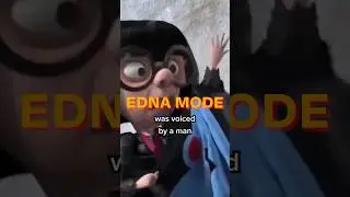 Edna Mode was voiced by this MAN 😳 #TheIncredibles #Pixar