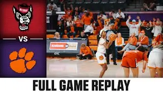 NC State vs. Clemson Full Game Replay | 2025-26 ACC Women's Basketball