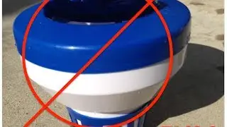SMALL Clear Floating Chlorine Dispenser  w/ Thermomter DO IT YOURSELF!!!