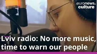 Ukrainian music station switches to hard news as war approaches Lviv