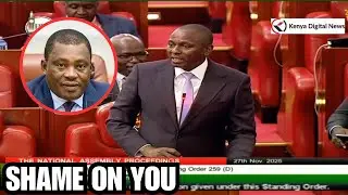 JB Muturi stooped to the level of fighting young village boys; you can&rsquo;t box both men and women
