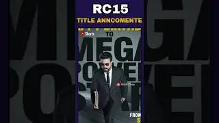 RC 15 : Title CEO Confirm Update..! #rc15title #ytshorts #youtubeshorts