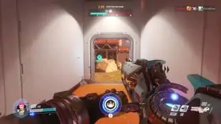Overwatch / HOLDING THE LINE! - Zarya Gameplay