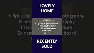 Recently sold! Lovely property 🏠🔥❤️