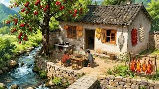 Peaceful Country Life: Gardening, Harvest, Smoking Authentic Cured Duck | Ghibli Vibe Video
