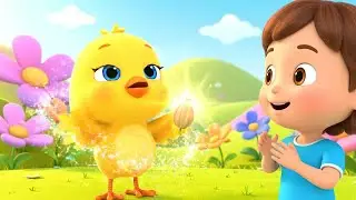 Tiny Chick Followed the Glittery Sparkly Seed | Nursery Rhymes for Kids & Baby Songs