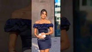 Navy Blue Party Dress Styles That Will Make You Shine #girlsfashion #beauty #outfit