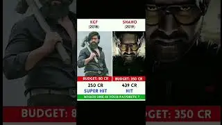 Saaho Vs KGF 1 Movie Comparision || Box Office Collection #shorts #saaho  #kgf